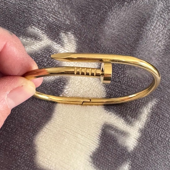 Fashion Nail Bangle Bracelet NEW - Picture 3 of 7